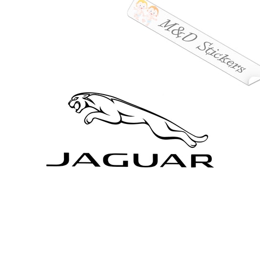 2x Jaguar cars Logo Vinyl Decal Sticker Different colors & size for Cars/Bikes/Windows