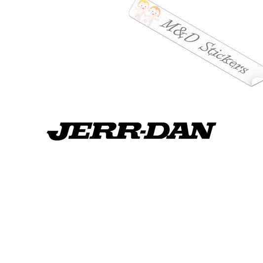 2x Jerr-Dan Logo Vinyl Decal Sticker Different colors & size for Cars/Bikes/Windows