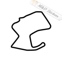 Laguna Seca Raceway (4.5" - 30") Vinyl Decal in Different colors & size for Cars/Bikes/Windows