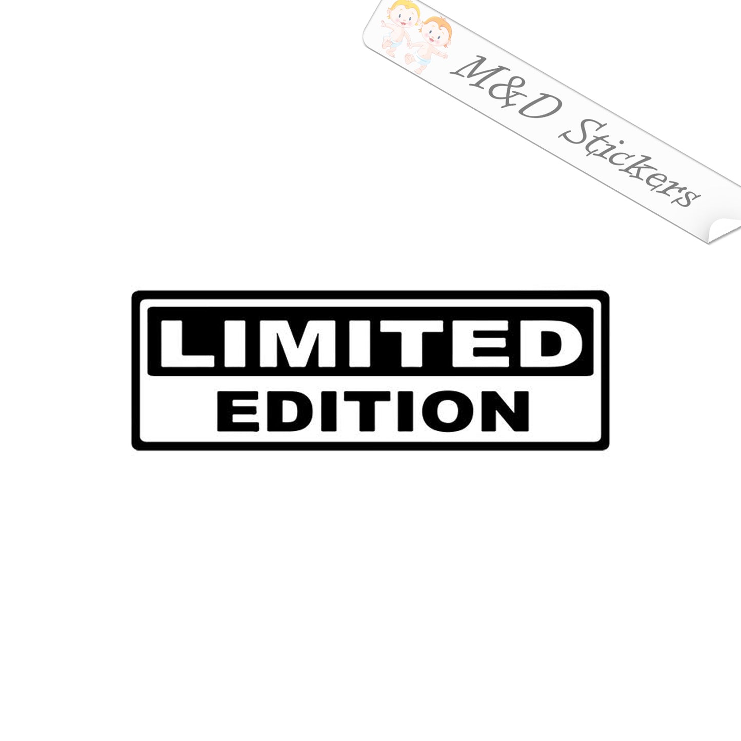 2x Limited Edition Vinyl Decal Sticker Different colors & size for Cars/Bikes/Windows
