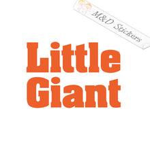 2x Little Giant Ladders Logo Vinyl Decal Sticker Different colors & size for Cars/Bikes/Windows