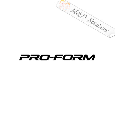 2x Pro-form exercise Bicycles Equipment Logo Vinyl Decal Sticker Different colors & size for Cars/Bikes/Windows