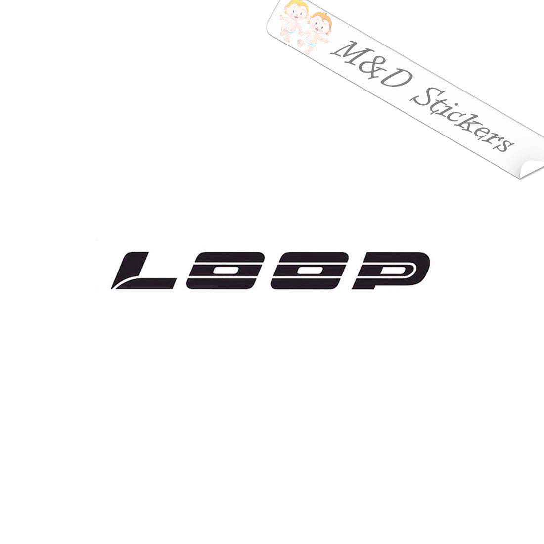 2x Loop Fishing Rods Vinyl Decal Sticker Different colors & size for C ...