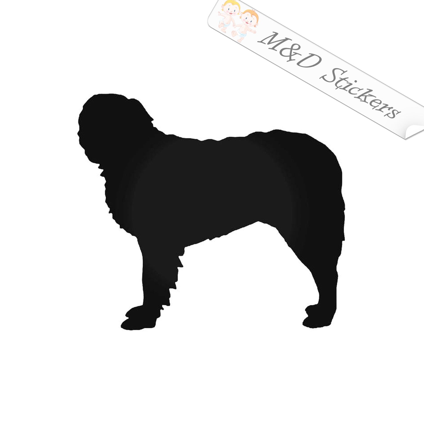 2x Leonberger Dog Vinyl Decal Sticker Different colors & size for Cars/Bikes/Windows