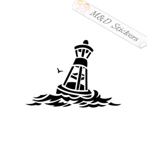Marker Buoy (4.5" - 30") Vinyl Decal in Different colors & size for Cars/Bikes/Windows