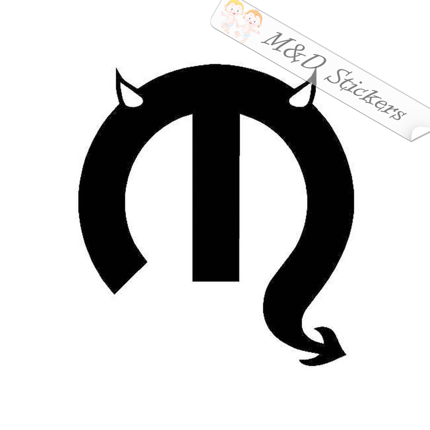 Mopar Devil (4.5" - 30") Vinyl Decal in Different colors & size for Cars/Bikes/Windows