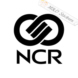 2x NCR payment sign Vinyl Decal Sticker Different colors & size for Cars/Bikes/Windows