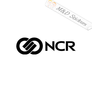 2x NCR payment sign Vinyl Decal Sticker Different colors & size for Cars/Bikes/Windows