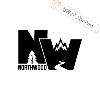 2x Northwood RV Trailers Logo Vinyl Decal Sticker Different colors & size for Cars/Bikes/Windows