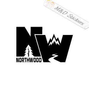 2x Northwood RV Trailers Logo Vinyl Decal Sticker Different colors & size for Cars/Bikes/Windows