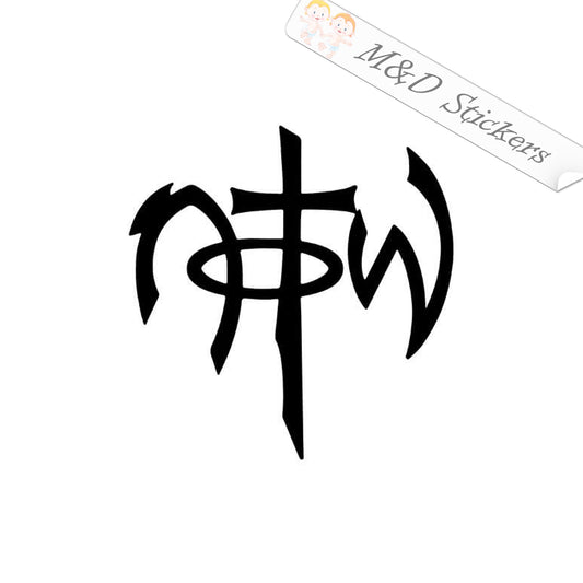 2x Not of This World Religious Decal Sticker Different colors & size for Cars/Bikes/Windows