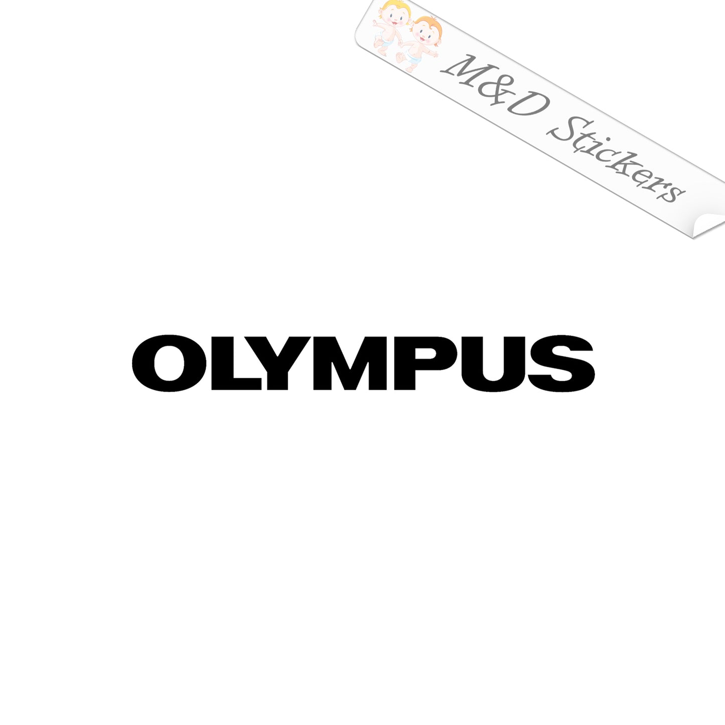 2x Olympus Logo Vinyl Decal Sticker Different colors & size for Cars/Bikes/Windows