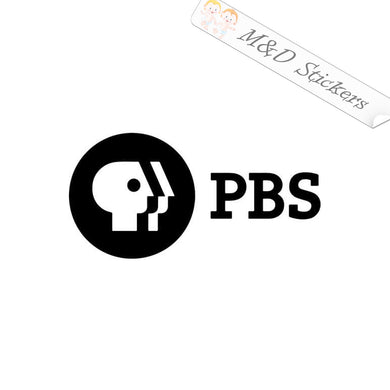 2x PBS Vinyl Decal Sticker Different colors & size for Cars/Bikes/Windows