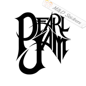 Pearl Jam Music band Logo (4.5" - 30") Vinyl Decal in Different colors & size for Cars/Bikes/Windows