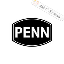 2x Penn Fishing Rods Vinyl Decal Sticker Different colors & size for Cars/Bikes/Windows