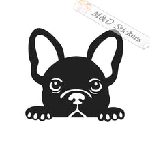 2x Peaking French Bulldog Dog Vinyl Decal Sticker Different colors & size for Cars/Bikes/Windows