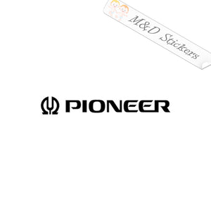 2x Pioneer Vinyl Decal Sticker Different colors & size for Cars/Bikes/Windows
