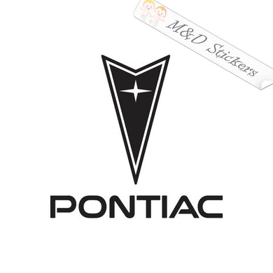 2x Pontiac Logo Vinyl Decal Sticker Different colors & size for Cars/Bikes/Windows