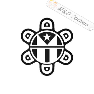 2x Puerto Rican Sol Taino sun Vinyl Decal Sticker Different colors & size for Cars/Bikes/Windows