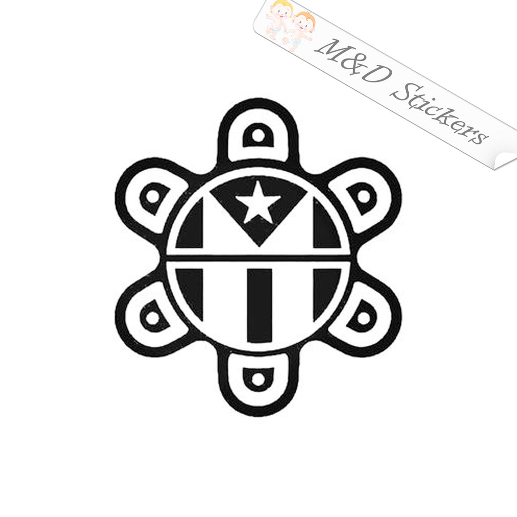 2x Puerto Rican Sol Taino sun Vinyl Decal Sticker Different colors & size for Cars/Bikes/Windows