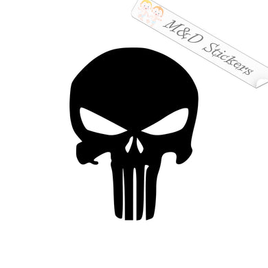 2x Punisher Vinyl Decal Sticker Different colors & size for Cars/Bikes/Windows