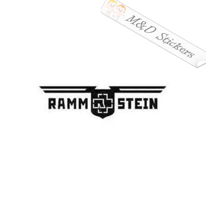 2x Rammstein Logo Vinyl Decal Sticker Different colors & size for Cars/Bike