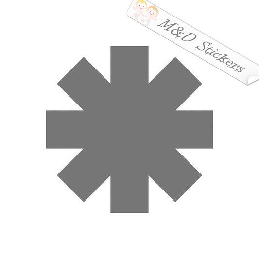 RHCP Red Hot Chili Peppers Music band Logo (4.5" - 30") Vinyl Decal in Different colors & size for Cars/Bikes/Windows