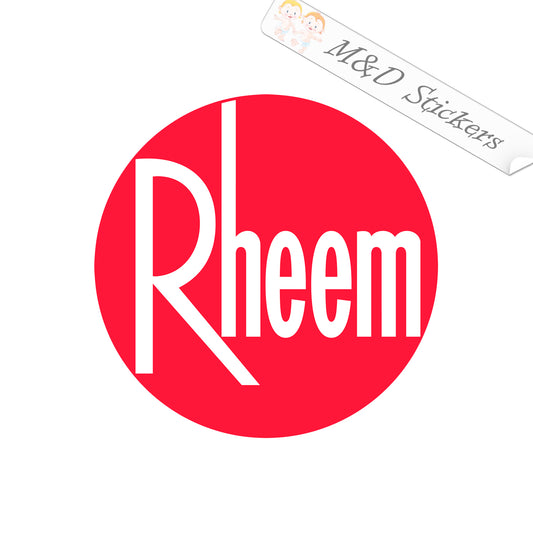 Rheem Logo (4.5" - 30") Vinyl Decal in Different colors & size for Cars/Bikes/Windows