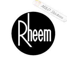 Rheem Logo (4.5" - 30") Vinyl Decal in Different colors & size for Cars/Bikes/Windows