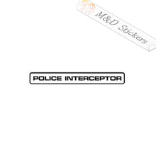 2x Police Interceptor Vinyl Decal Sticker Different colors & size for Cars/Bikes/Windows