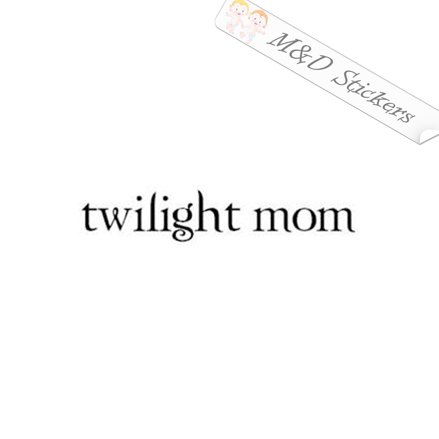 2x Twilight Mom Vinyl Decal Sticker Different colors & size for Cars/Bikes/Windows