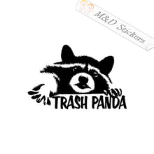 2x Trash Panda Raccoon Vinyl Decal Sticker Different colors & size for Cars/Bikes/Windows