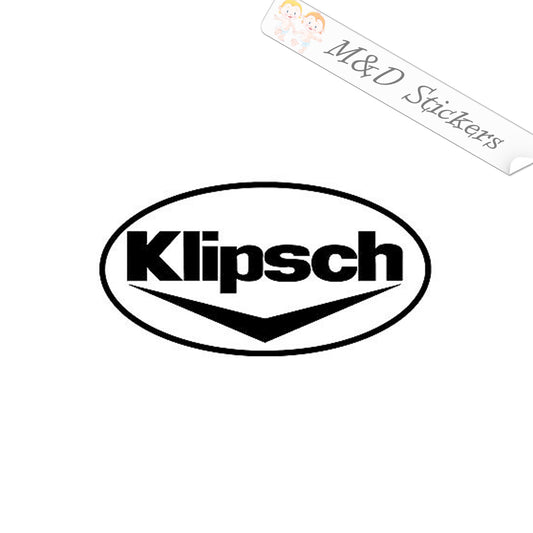 2x Klipsch Vinyl Decal Sticker Different colors & size for Cars/Bikes/Windows