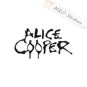 Alice Cooper Music band Logo (4.5" - 30") Vinyl Decal in Different colors & size for Cars/Bikes/Windows