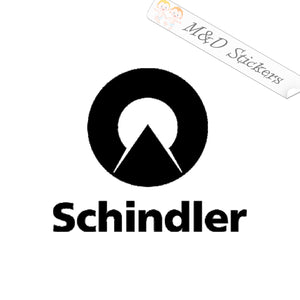 2x Schindler elevator logo Vinyl Decal Sticker Different colors & size for Cars/Bikes/Windows