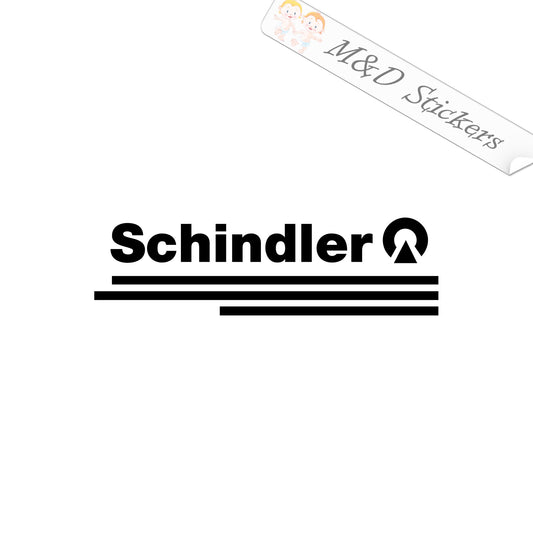 2x Schindler elevator logo Vinyl Decal Sticker Different colors & size for Cars/Bikes/Windows