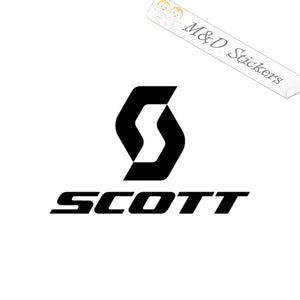 Scott Sports Bicycles Logo (4.5" - 30") Vinyl Decal in Different colors & size for Cars/Bikes/Windows
