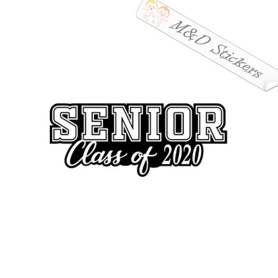 2x Senior Class of 2020 Vinyl Decal Sticker Different colors & size for Car/Bikes/Windows