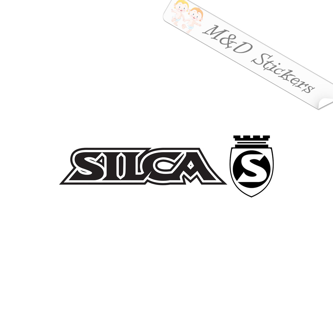 2x Silca Bicycles pump Logo Vinyl Decal Sticker Different colors & size for Cars/Bikes/Windows