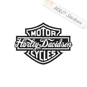 Harley-Davidson bar and shield (4.5" - 30") Vinyl Decal in Different colors & size for Cars/Bikes/Windows