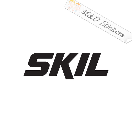 2x Skil Logo Vinyl Decal Sticker Different colors & size for Cars/Bikes/Windows