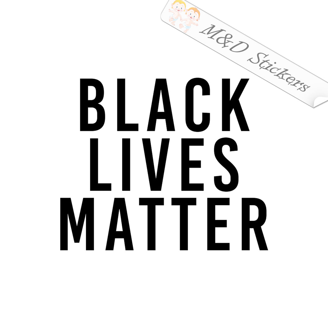 2x Black lives matter Vinyl Decal Sticker Different colors & size for Cars/Bikes/Windows