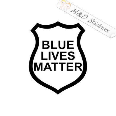 2x Blue lives matter Vinyl Decal Sticker Different colors & size for Cars/Bikes/Windows