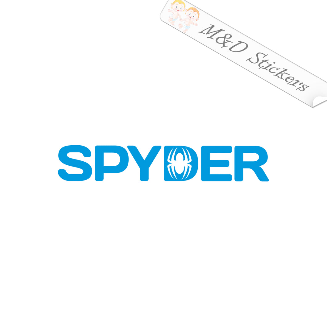 2x Spyder Tools Logo Vinyl Decal Sticker Different colors & size for Cars/Bikes/Windows