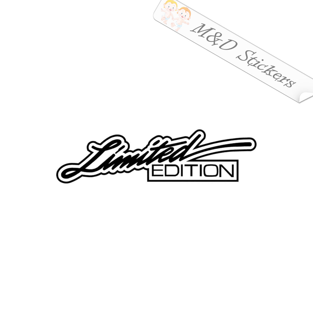 2x Limited Edition Vinyl Decal Sticker Different colors & size for Car ...