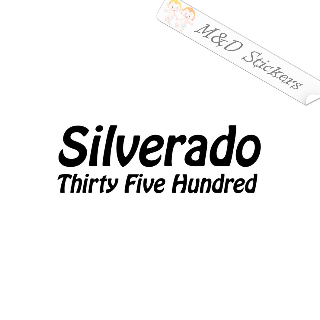 XL (extra large) Silverado 3500 Vinyl Decal Sticker Different colors & size for Cars/Bikes/Windows