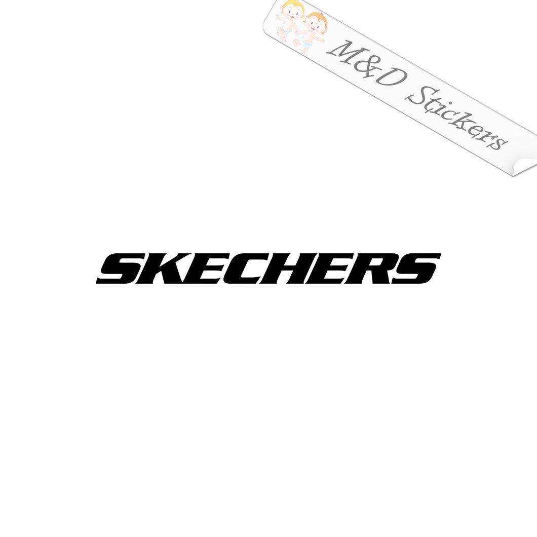 2x Skechers Logo Vinyl Decal Sticker Different colors & size for Cars/Bikes/Windows