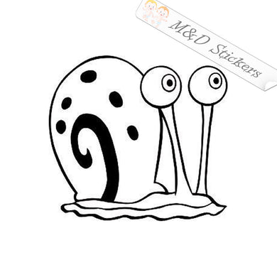 2x Spongebob Square Pants Gary the Snail Vinyl Decal Sticker Different colors & size for Cars/Bikes/Windows