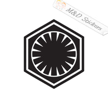 2x First Order logo Star Wars Vinyl Decal Sticker Different colors & size for Cars/Bikes/Windows