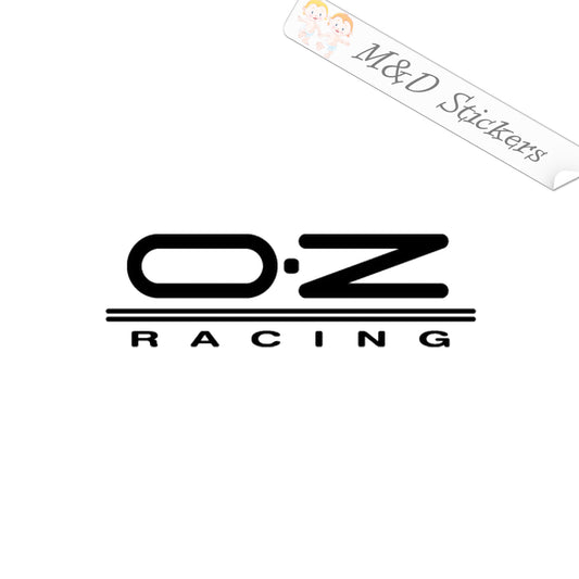 2x OZ racing Vinyl Decal Sticker Different colors & size for Cars/Bikes/Windows